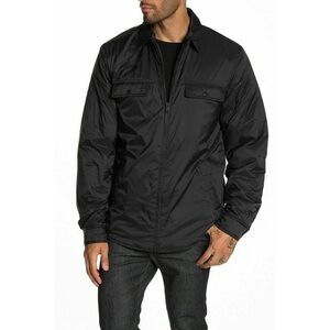 Men’s Original Weatherproof Zip Front Lined Windbreaker in black size XL